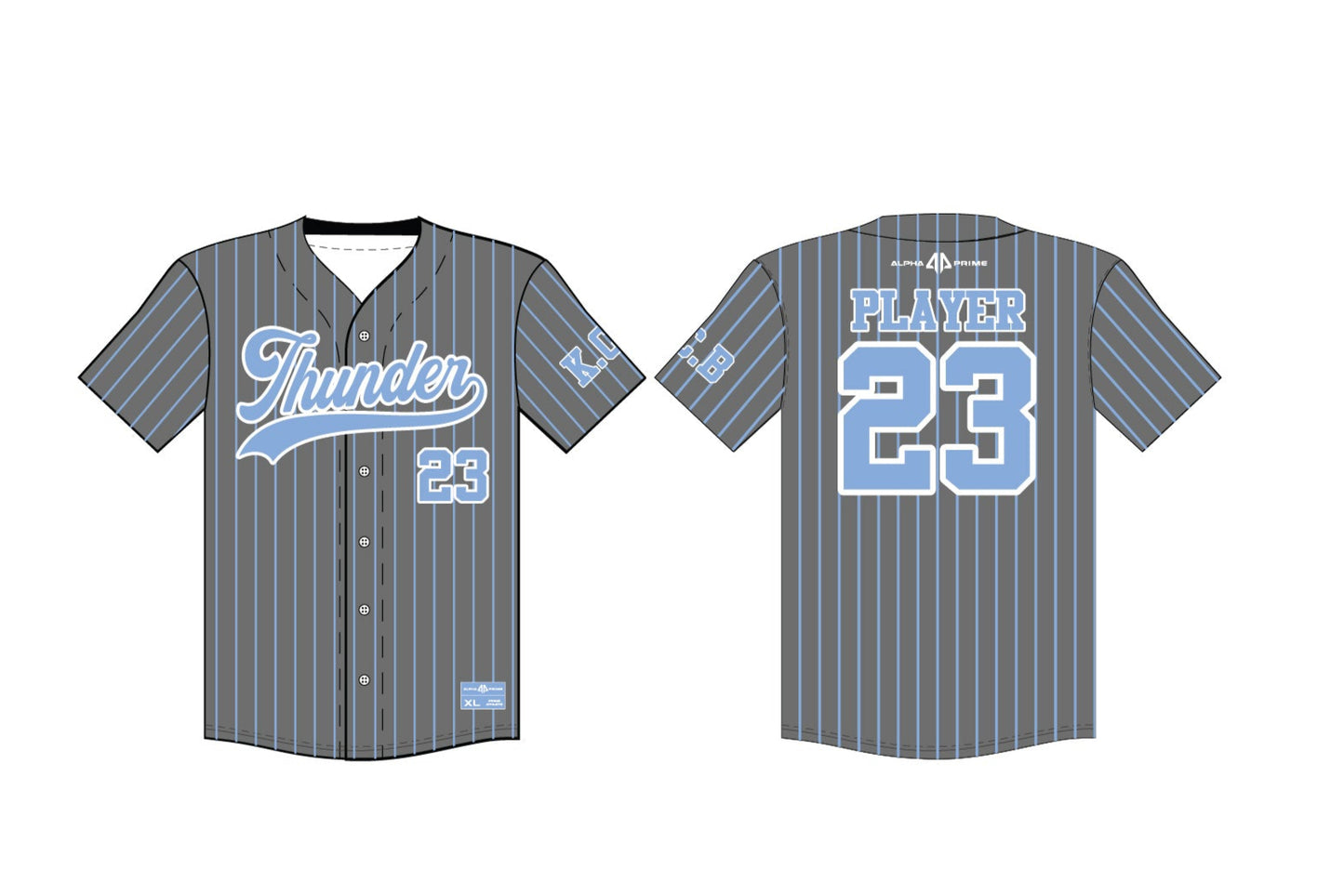 Rolling Thunder Jersey - Grey